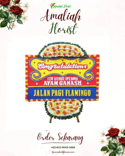 Bunga Papan Congratulation di Pangradin